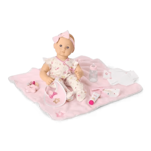 American Girl Bitty Baby® Doll #3 with Blonde Hair Care & Play Set (18m+)