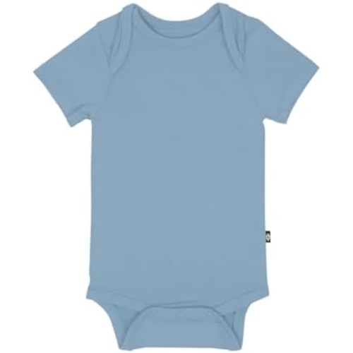 KYTE BABY Short Sleeve Unisex Baby Bodysuits, Rayon Made From Bamboo Material