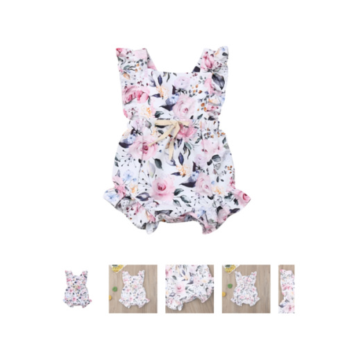 ROSE Ruffle Romper - Hazel & Bo