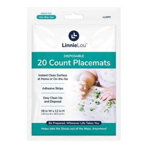 LinnieLou Disposable Feeding Placemats - 20ct