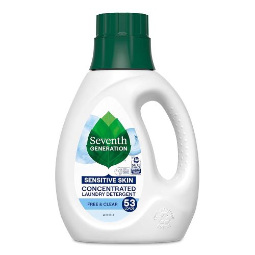 Seventh Generation Concentrated Laundry Detergent Liquid Free & Clear Fragrance Free 40 oz