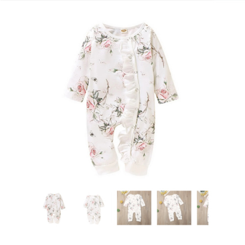 ROSALIE Ruffle Jumpsuit - Hazel & Bo