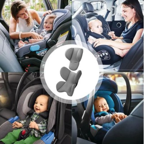 New Born Car Seat Head Support Head Neck Seat Insert Pad Soft Stroller Cushion Pads Car Seat Insert Head Body Support For Carseats Pushchair Pram Home Textile Seat Cushions And Backrests Knitted
