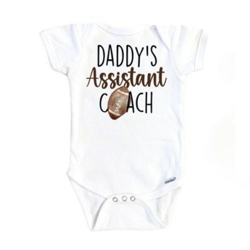 Football Coach Onesie® Baby Boy Girl Clothes Infant Bodysuit Funny Cute Newborn Gs1 White Newborn Onesie®