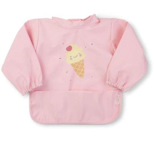 SARO Long Sleeve Waterproof Bib: Mess-Free Feeding - Baby Led Weaning, Mealtime Protection, Stain Resistant, Easy Clean