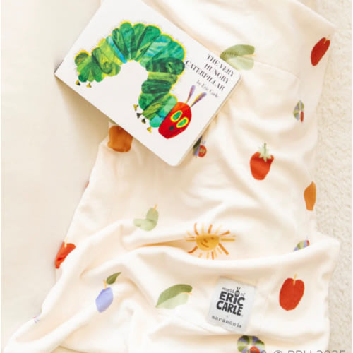 THE VERY HUNGRY CATERPILLAR™ MINKY STRETCH LUXE BLANKETS – Saranoni