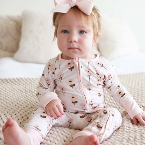 Vera's Vintage Floral Convertible Zip Romper