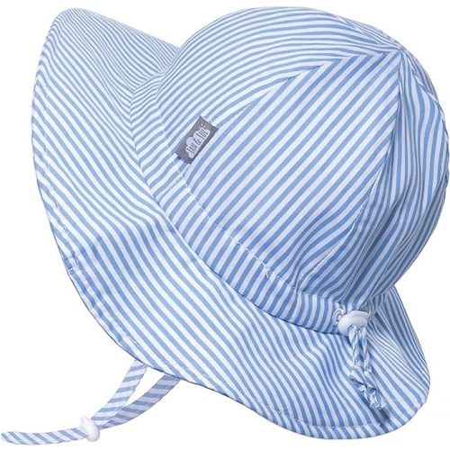 JAN & JUL Adjustable Cotton Floppy Sun-Hat with 50+ UPF Protection - 0-6 Months