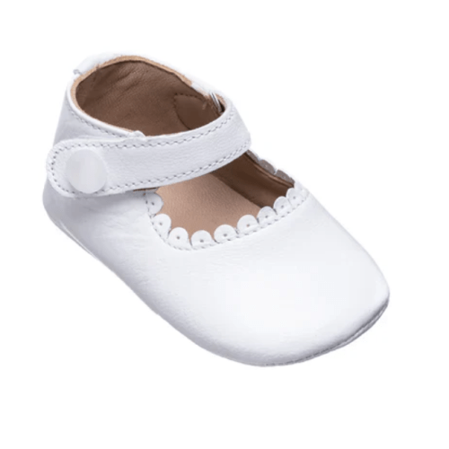Elephantito Baby Mary Jane - White