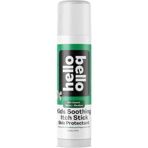 Hello Bello Kids Soothing Itch Stick, 0.5 oz, Skin Protectant with Calendula and Peppermint Oils, for Insect Bites and Rashes
