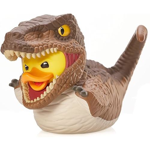 TUBBZ Boxed Edition: Jurassic World Rebirth - Velociraptor Cosplaying Rubber Duck Vinyl Figure