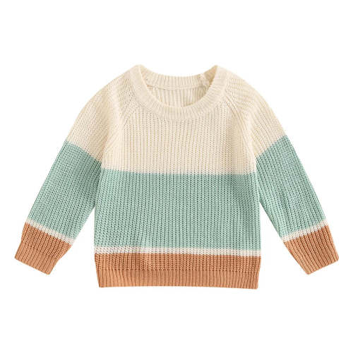 3M Baby/Toddler Boys/Girls Sweater Casual Contrast Color Stripes Warm Kni – August + Willow