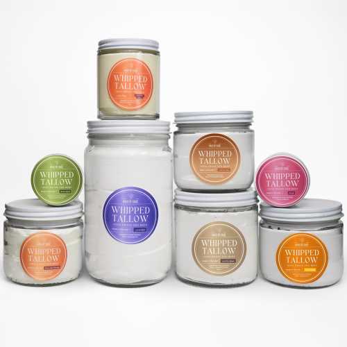 100% Grass-fed Whipped Tallow • Grass-fed Beef • No Chemicals, Additives or Fillers • Moisturizer • Pick Your Option