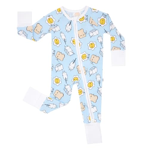 Little Sleepies Pajamas for Baby Boys & Girls, Viscose from Bamboo Baby Pajamas, Snug Baby Sleeper, Toddler PJs, 2-Way Zipper