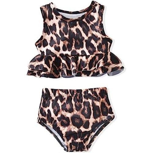 Aalizzwell Toddler Baby Girl Bathing Suit Two Piece Swimsuit Bikini Beach Wear