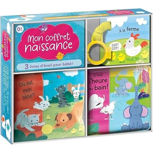 Mon coffret naissance: 3 livres d'éveil pour bébé !