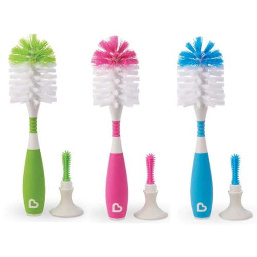 Munchkin Bristle Bottle Brush, Colors May Vary