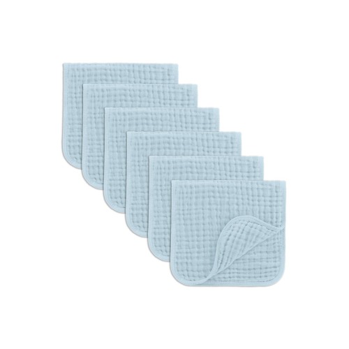 Muslin Burp Cloths - Pack of 6