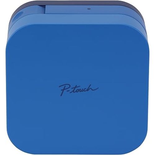 Brother P-Touch Cube Smartphone Label Maker, Bluetooth Wireless Technology, Multiple Templates Available, Apple & Android Compatible - Blue, 2.5 x 4.6 x 4.6 inches