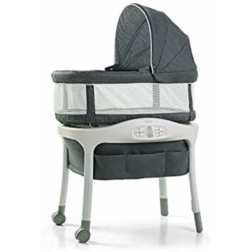 Graco Sense2Snooze Bassinet with Cry Detection Technology | Baby Bassinet Detects and Responds to Baby's Cries to Help Soothe Back to Sleep, Ellison