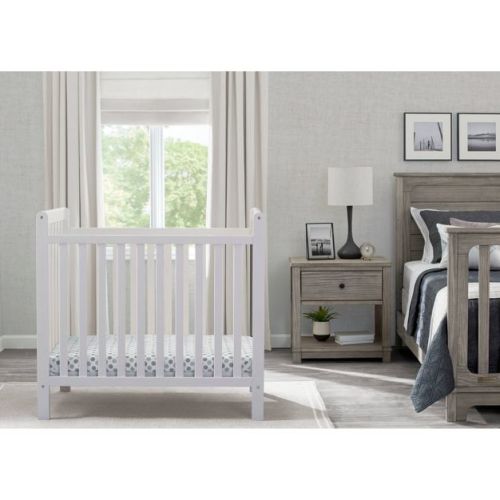 Delta Children Classic Mini Crib Convertible to Twin - Bianca White