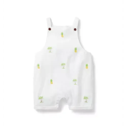 Baby White Pineapple Baby Pineapple Overall by Janie and Jack