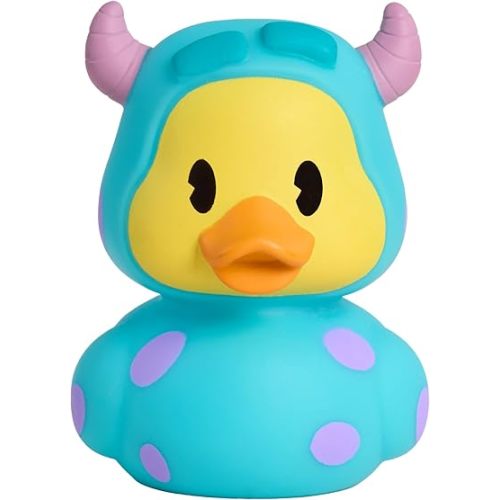 Just Play Duckalooz 3" Sully Bath Rubber Duck, Monsters Inc Collectible