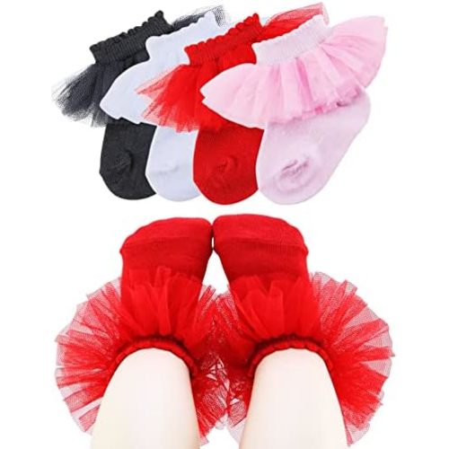 PrinceSasa Little Baby Girl Princess Lace Ruffles Socks Set