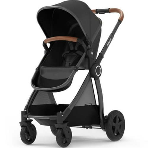 Mompush Ultimate2 Black Unisex Baby Stroller with Reversible Seat and Telescopic Handle, 25 Lb