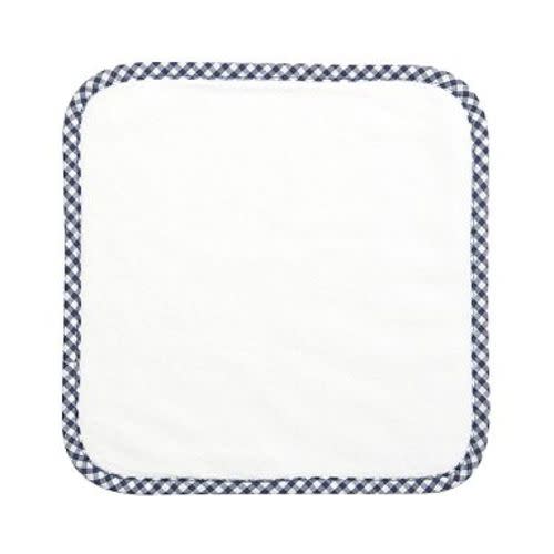Gingham Baby Washcloths (Set of 3) | Pottery Barn Kids | Navy