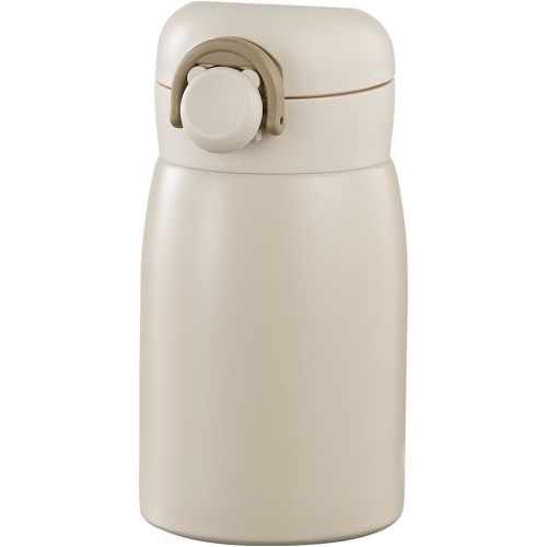 9 Ounce Mini Water Bottle Small Stainless Steel (White)