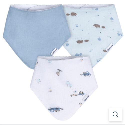 3-Pack Baby Boys Road Trip Bandana Bib – Gerber Childrenswear