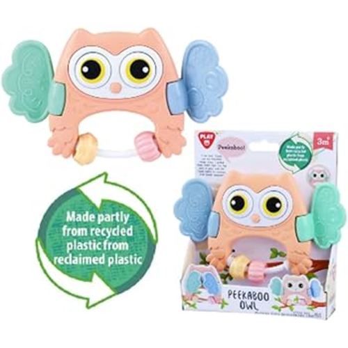Playgo Peekaboo Owl Rattle with 2 Wings to See and Hide, Toy : Amazon.com.be: Toys