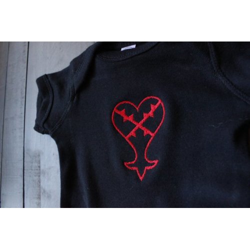 KH Heartless Baby Bodysuit - Etsy