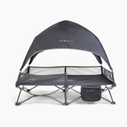 Baby Delight Go With Me Bungalow Deluxe Portable Travel Cot - Grey
