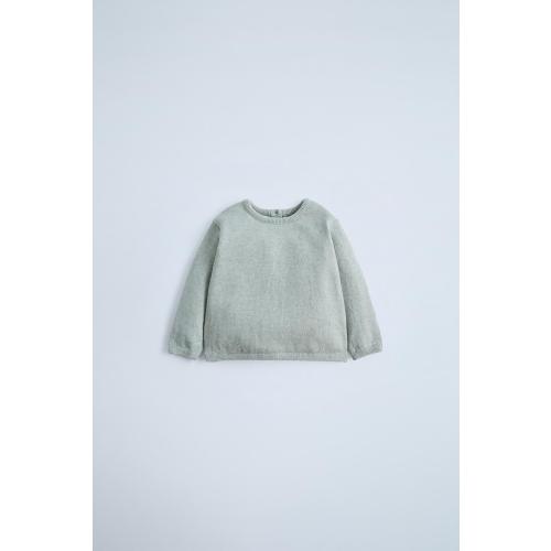 2 IN 1 COTTON AND SILK JACKET - Greenish | ZARA United States
