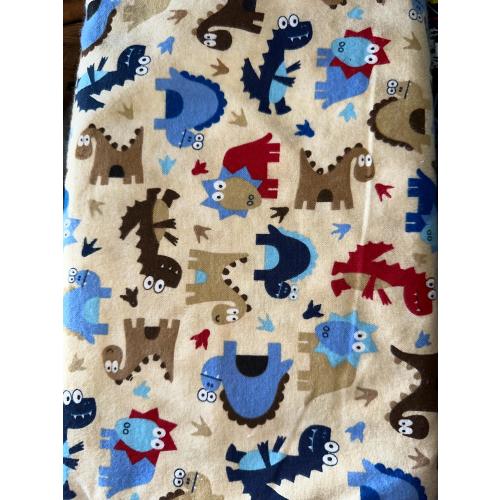 MadieBs Baby Dinos Fitted Sheet