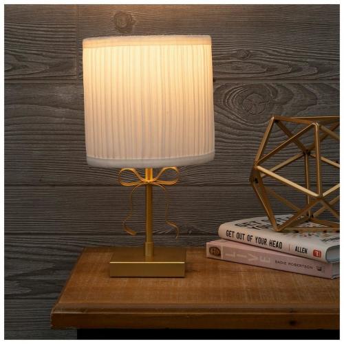 Gold Bow Metal Lamp