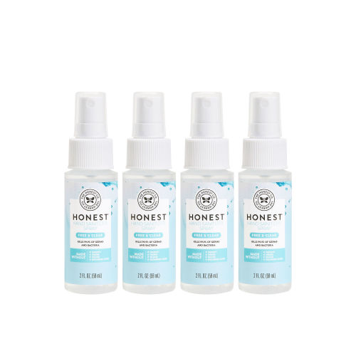 Hand Sanitizer Spray, Free + Clear, 4-Pack