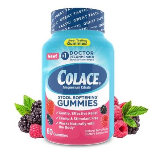 Colace Stool Softening Dietary Gummies - 60ct