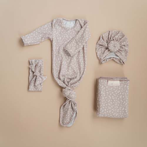 Newborn Bundle- Taupe Floral