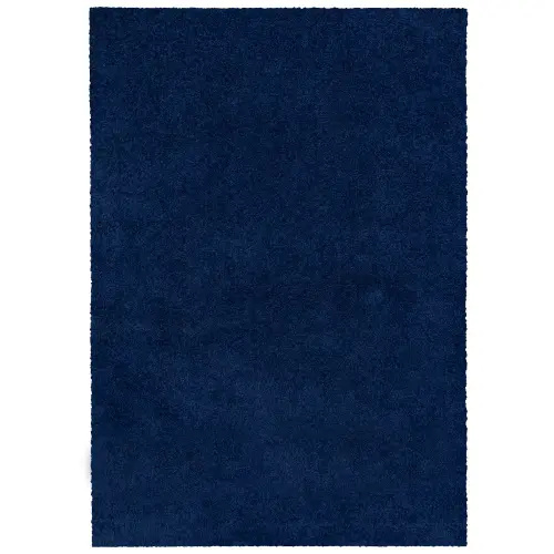 Mainstays Traditional Solid Navy Youth Shag Indoor Area Rug, 5'x7'
