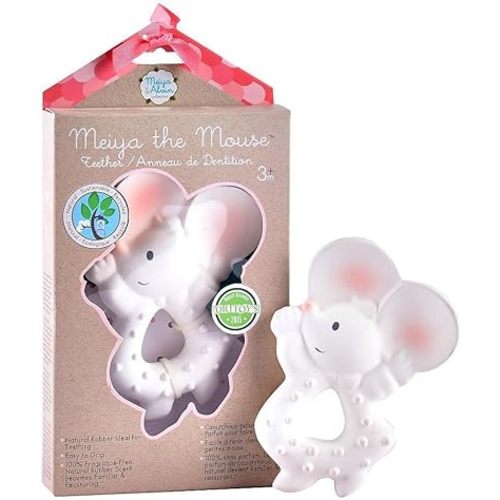 Tikiri Meiya The Mouse Teether (White)