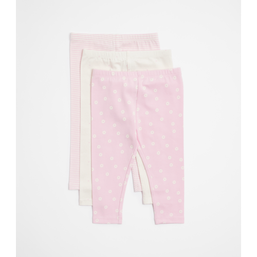 Baby Organic Cotton Leggings 3 Pack