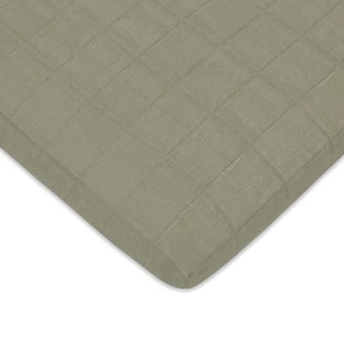 Babyletto Matcha Muslin All-Stages Bassinet Sheet, GOTS Certified Organic Cotton