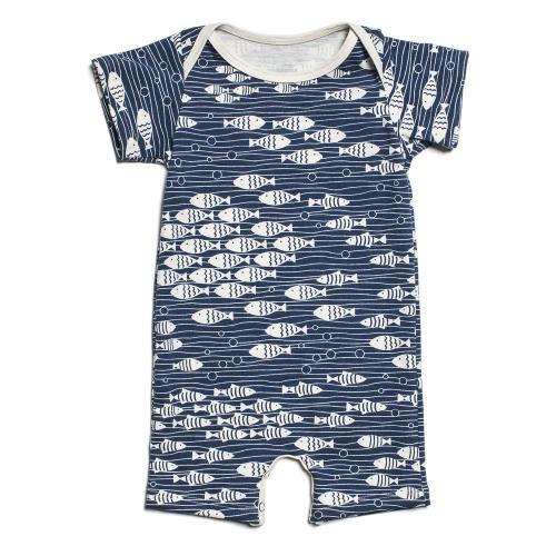 Summer Romper - Under the Sea Navy