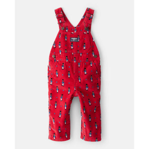 Baby Nutcracker Corduroy Overalls - Red - OshKosh B'gosh | Carter's