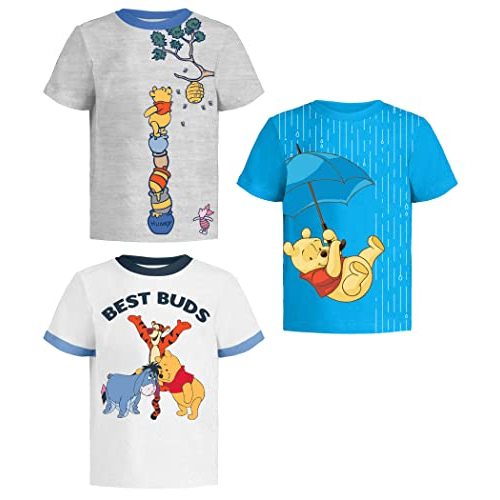 Winnie The Pooh Graphic T-Shirt (Sets) Tigger Eeyore Piglet Rabbit Roo Kanga Owl Lumpy Kessie Infant-Baby/Toddlers Clothes