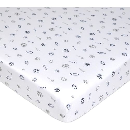American Baby Company 100% Natural Cotton Fitted Mini Crib Sheet 38" x 24"