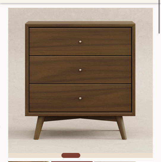 Babyletto Palma 3 Drawer Assembled Dresser for Nursery